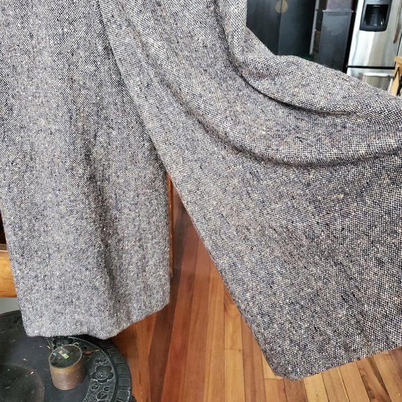 ORVIS wool brown tweed gaucho culotte pants - Picture 3 of 7